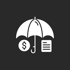 Insurance protection symbol